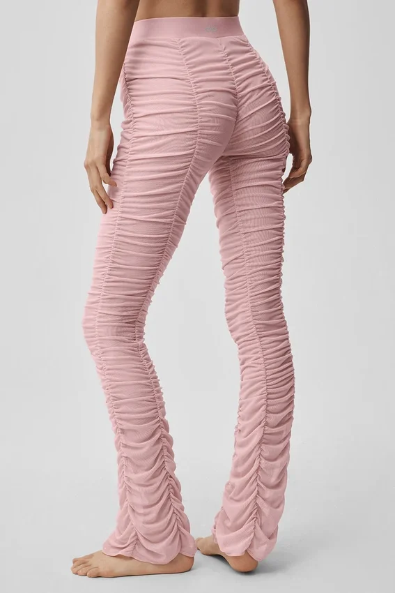 Airlift Mesh Cherish-legging met hoge taille - Vintage Pink