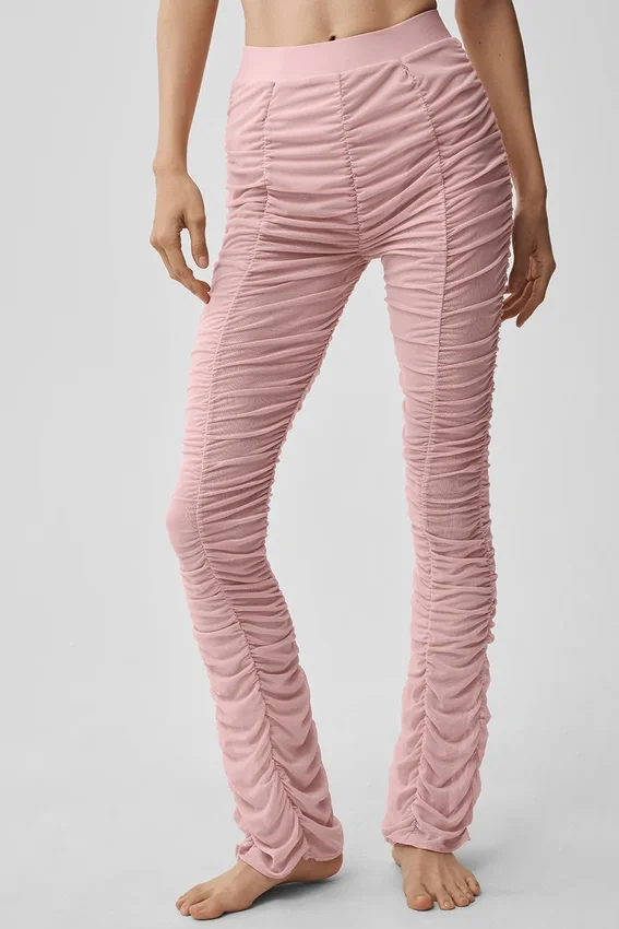 Airlift Mesh Cherish-legging met hoge taille - Vintage Pink