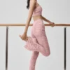 Airlift Mesh Cherish-legging met hoge taille - Vintage Pink