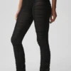 Airlift Mesh Cherish-legging met hoge taille - Zwart