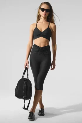 Airlift Mesh Divine Capri High-Waist - Zwart
