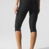 Airlift Mesh Divine Capri High-Waist - Zwart