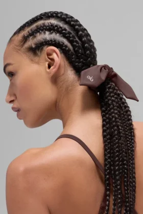 Airlift Rhythm scrunchie – Brownstone