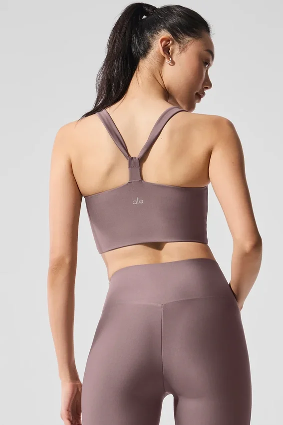Airlift Sleek Bra Tank - Mushroom