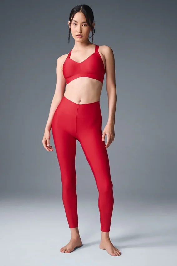 Airlift Strength Extreme 7/8-legging met High-Waist - Bold Red