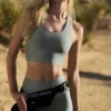 Airlift Super Sleek Bra Tank - Lunar Grey