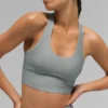 Airlift Super Sleek Bra Tank - Lunar Grey