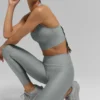 Airlift Super Sleek Bra Tank - Lunar Grey