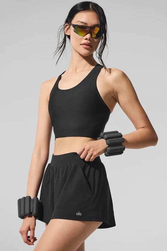 Airlift Super Sleek Bra Tank - Zwart
