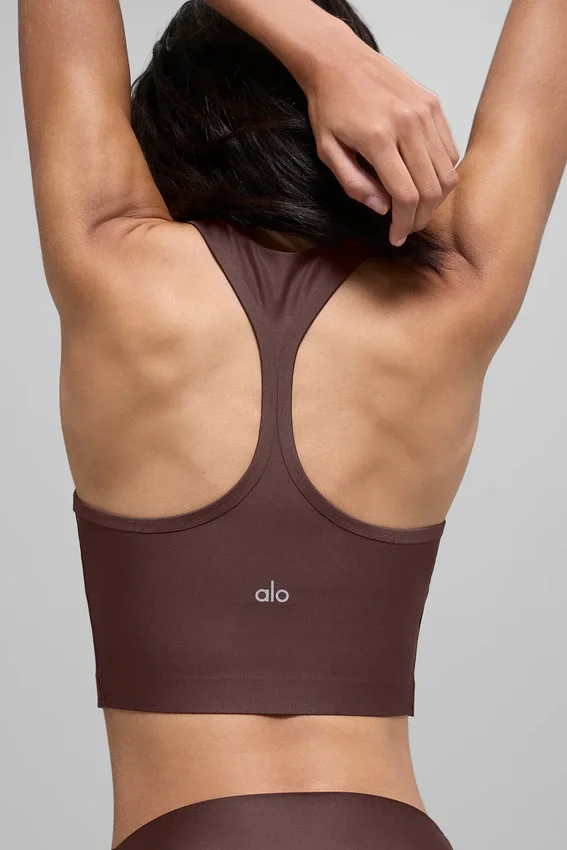 Airlift Super Sleek Bra Top - Brownstone