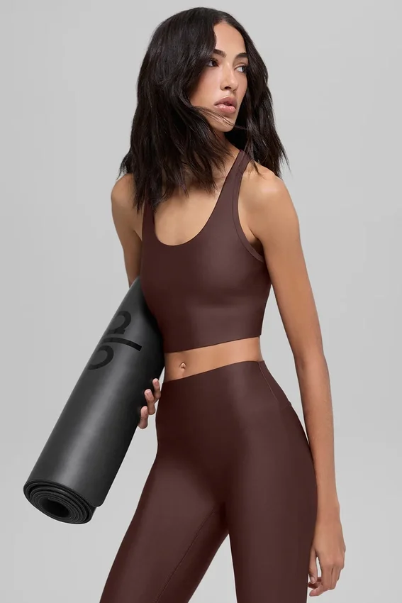 Airlift Super Sleek Bra Top - Brownstone