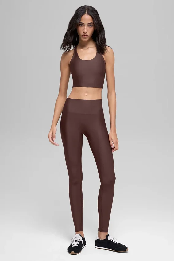 Airlift Super Sleek Bra Top - Brownstone