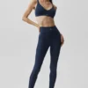High-Waist Airlift Legging van topkwaliteit – marineblauw