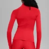 Airlift Winter Warm 1/4 Zip met lange mouwen - Felrood