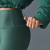 Airlift Winter Warm High-Waist Legging - Winter Ivy