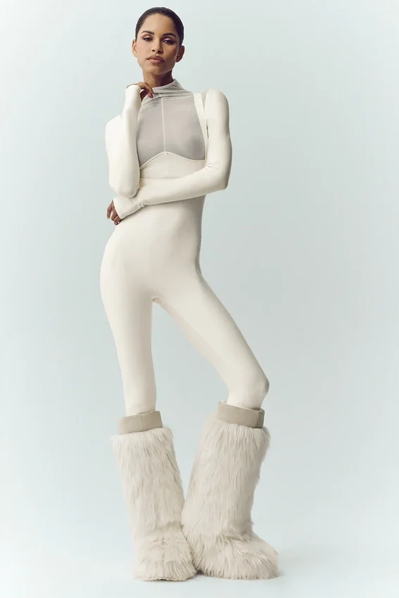 Airlift Winter Warm Mesh Ski Time met lange mouwen - Ivoor