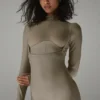 Airlift Winter Warm Mesh Ski Time met lange mouwen - Licht cacao