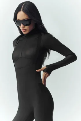 Airlift Winter Warm Mesh Ski Time met lange mouwen - Zwart