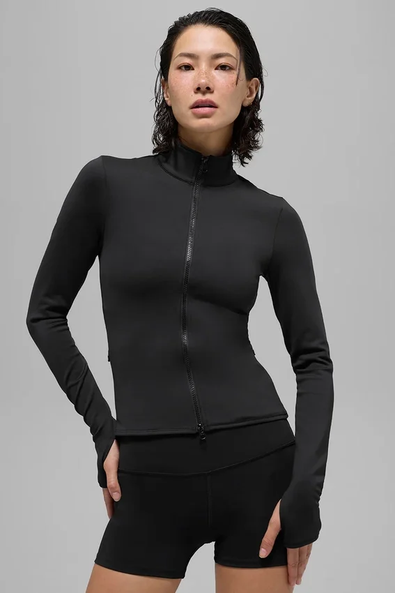 Airlift Winter Warm Radiant jas met doorlopende rits - Zwart