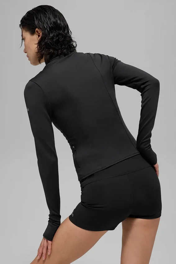 Airlift Winter Warm Radiant jas met doorlopende rits - Zwart