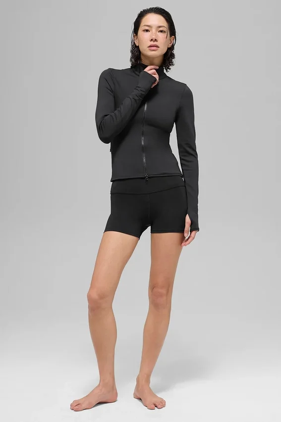 Airlift Winter Warm Radiant jas met doorlopende rits - Zwart