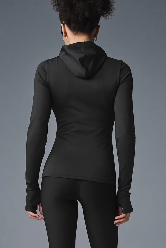 Airlift Winter Warm Runner met capuchon - Zwart