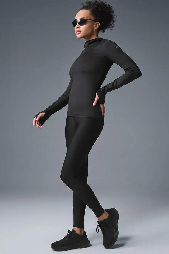 Airlift Winter Warm Runner met capuchon - Zwart