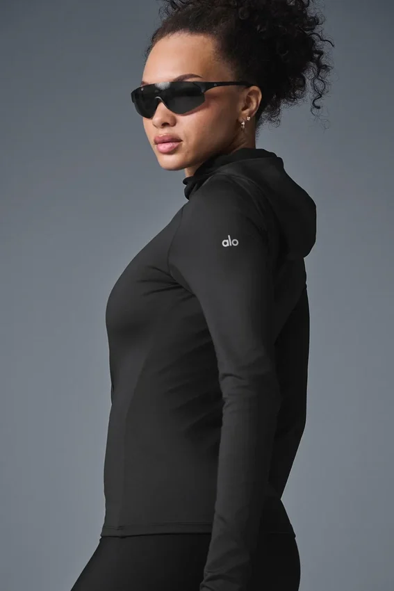 Airlift Winter Warm Runner met capuchon - Zwart