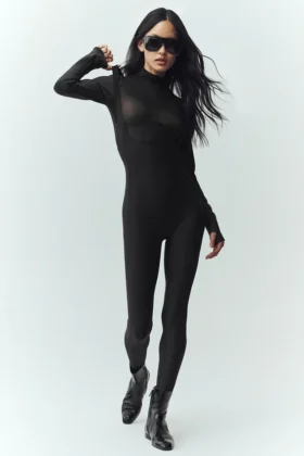Airlift Winter Warm Ski Time-broek met bretels - Zwart
