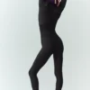 Airlift Winter Warm Ski Time-broek met bretels - Zwart