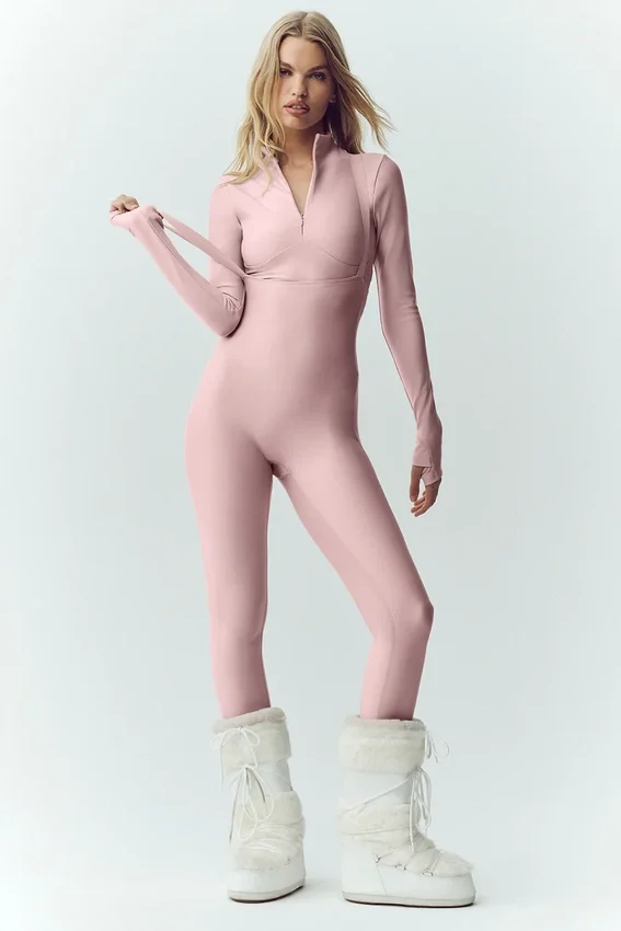 Airlift Winter Warm Ski Time met lange mouwen - Pink Champagne