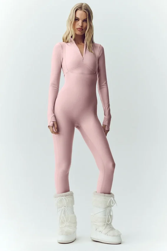 Airlift Winter Warm Ski Time-tuinbroek – Pink Champagne