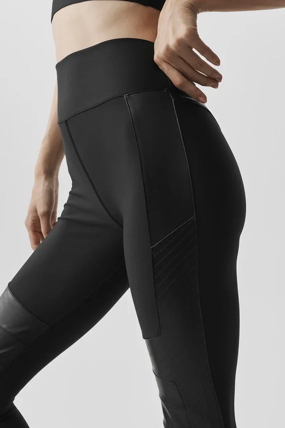 Airlift Winter Warm Supermoto High-Waist Leggings – Zwart