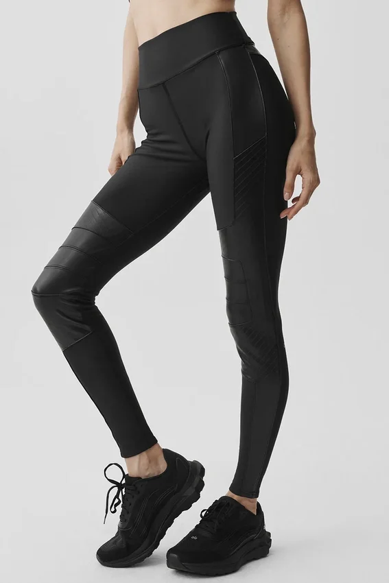 Airlift Winter Warm Supermoto High-Waist Leggings – Zwart