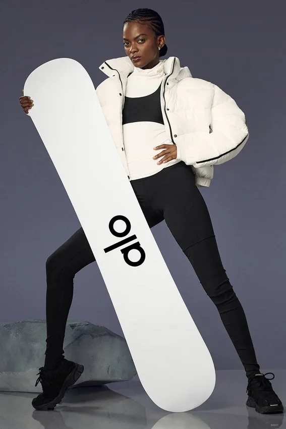 Alo Glacier Snowboard - Zwart/Wit