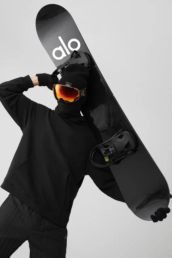 Alo Glacier-snowboard - Zwart/Zwart