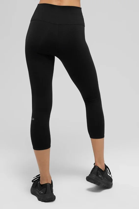 Alo High-Waist Airbrush Capri | Dameslegging