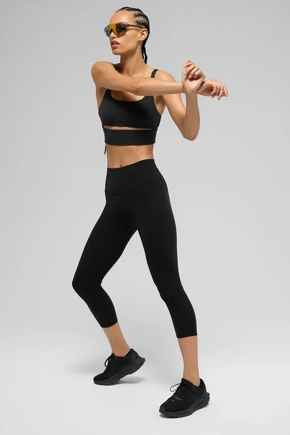 Alo High-Waist Airbrush Capri | Dameslegging
