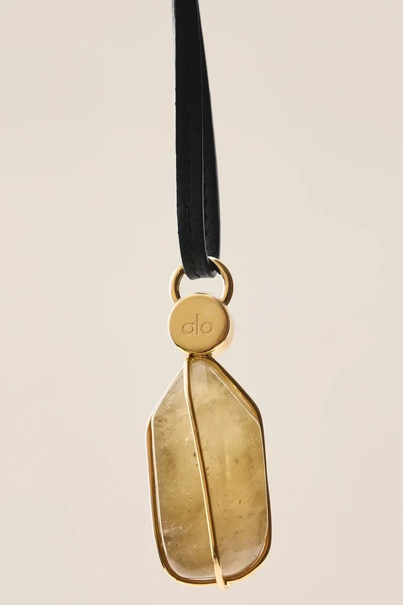 Alo Intention Kristallen - Rookkwarts/Goud
