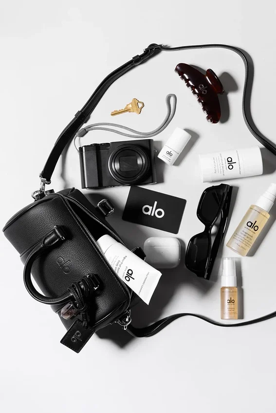 Alo Mini Voyage - Zwart leer