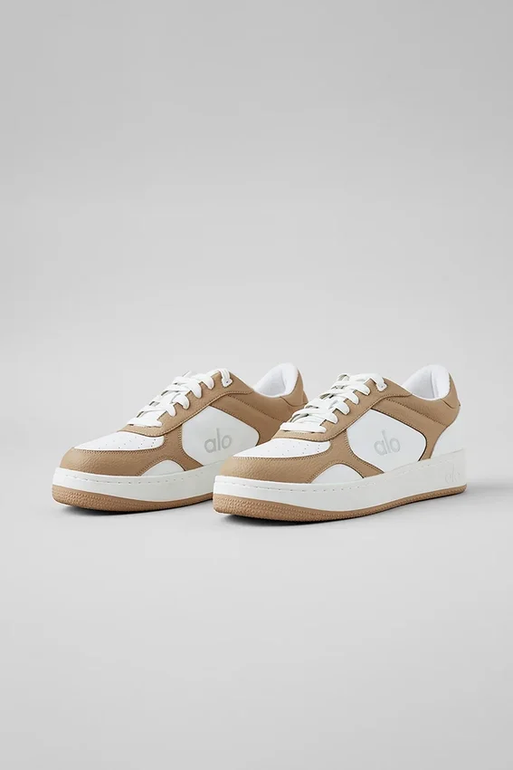 Alo Recovery Mode Sneakers - Gravel/Wit