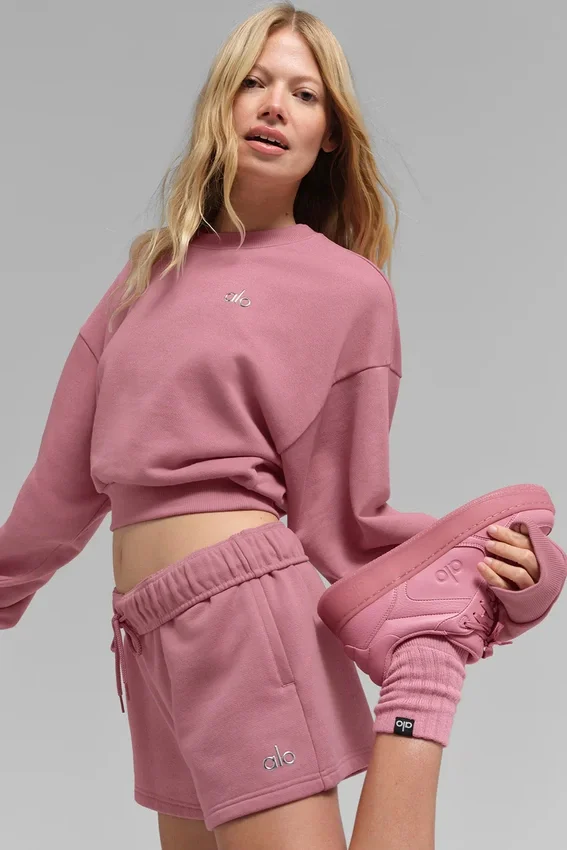 Alo Recovery Mode Sneakers - Roze Wild Rose