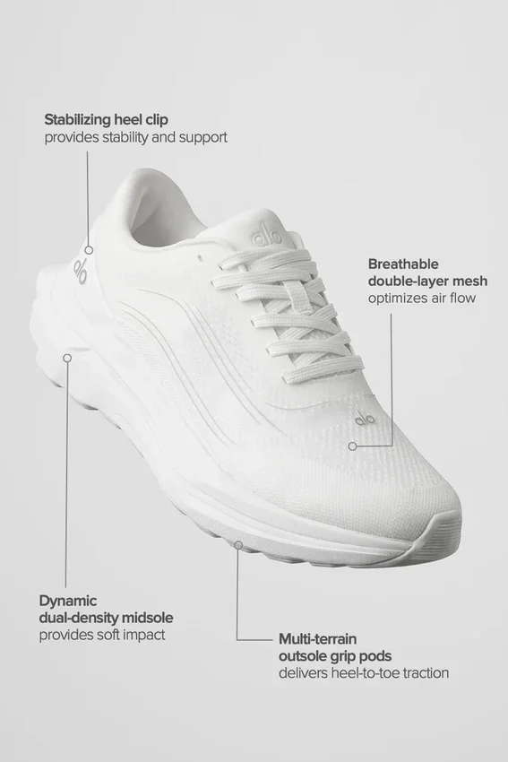 Alo Runner - Wit/Wit