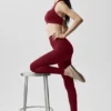 Alo Softsculpt 7/8 Define-Leggings - Summer Romance Red