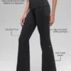 Alo Softsculpt 7/8-legging met omgeslagen pijpen - Zwart