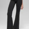 Alo Softsculpt 7/8-legging met omgeslagen pijpen - Zwart