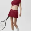 Alo Softsculpt Amp It up-beha met korte mouwen - Summer Romance Red