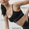 Alo Softsculpt Amp It up-bh - Zwart