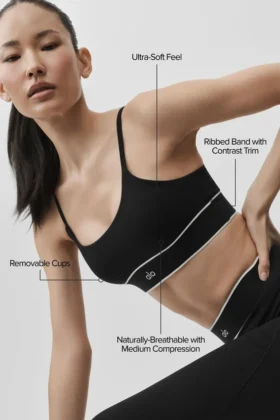 Alo Softsculpt Amp It up-bh – Zwart