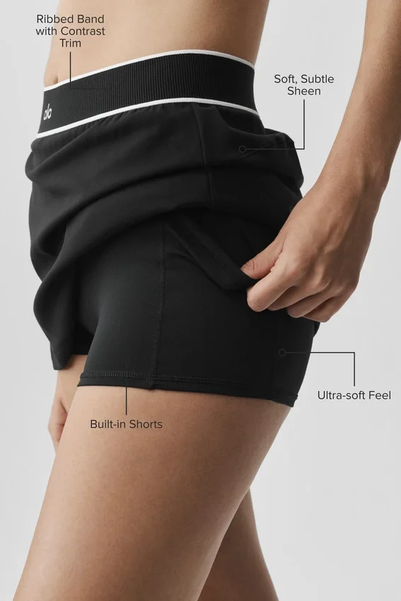 Alo Softsculpt Amp It up tennisrok - Zwart